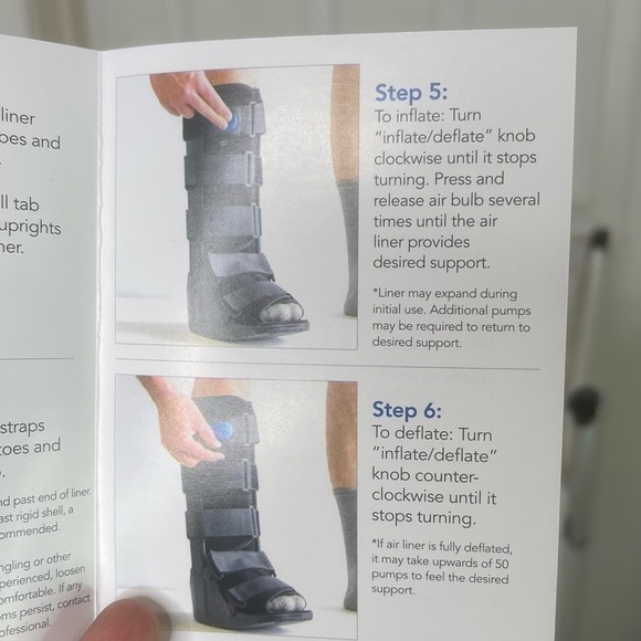 United Ortho - USA14109 Air Cam Walker Fracture Boot Extra Large Black - Picture 12 of 12